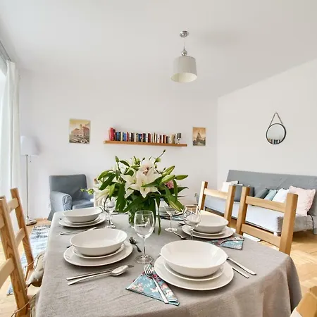 Orla 9,5 Przestronny Dla 8 Osob, Centrum Warszawy 아파트 바르샤바